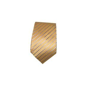 Ziggurat Gold Tie 100% Silk Excellent Condition